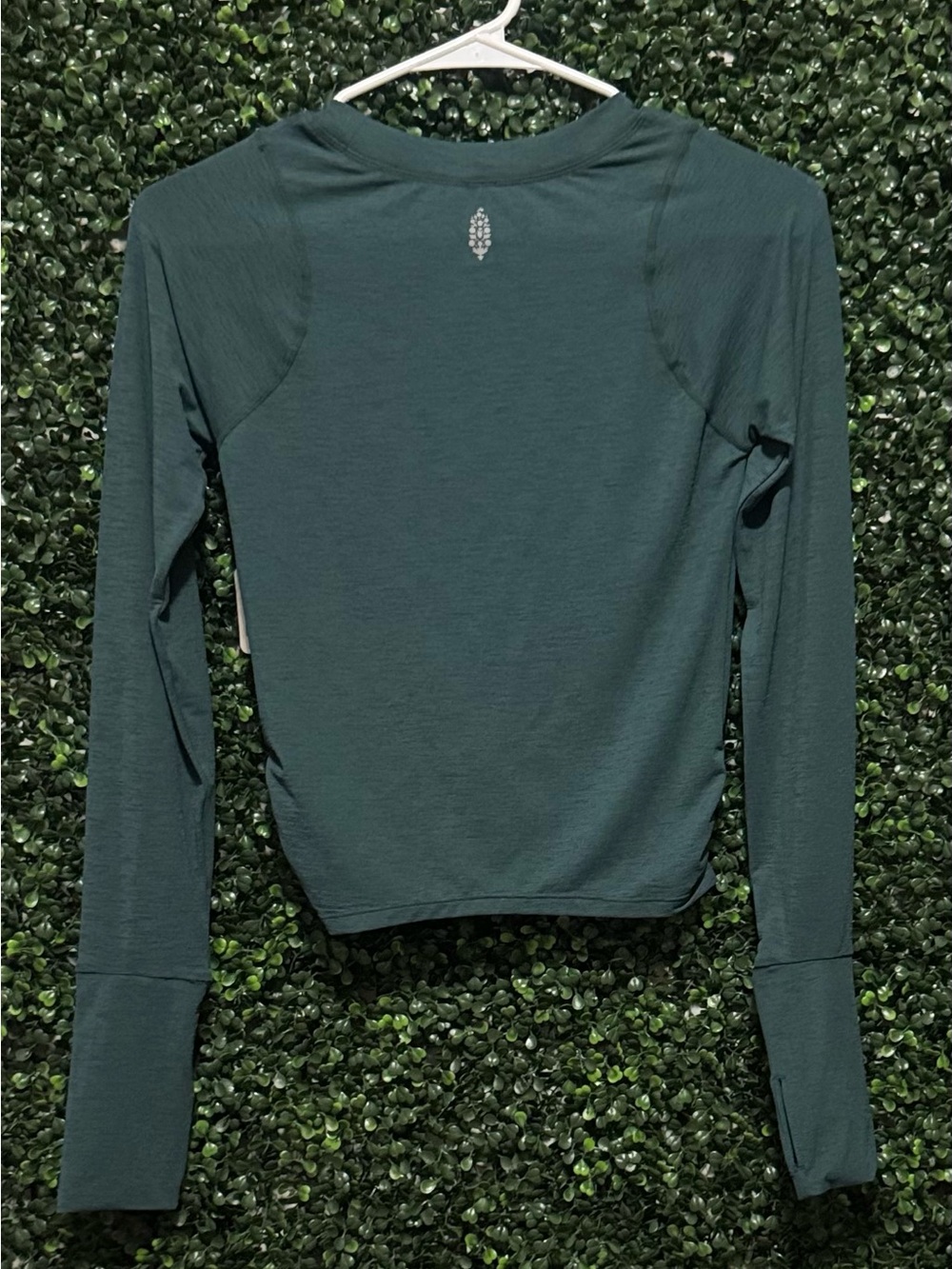 FP MOVEMENT by FREE PEOPLE Tempo Ruched UV Protection Long Sleeve TOP - Picture 8 of 13